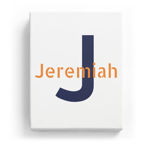 Jeremiah Overlaid on J - Stylistic