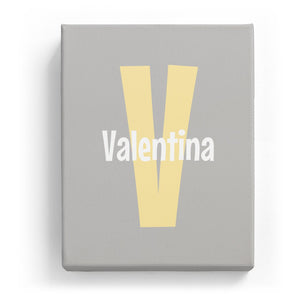 Valentina Overlaid on V - Cartoony