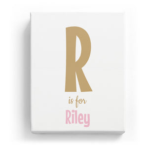 R is for Riley - Cartoony