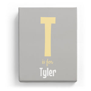 T is for Tyler - Cartoony