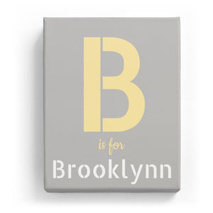 B is for Brooklynn - Stylistic