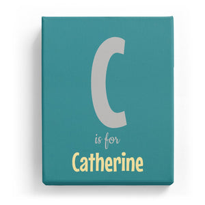 C is for Catherine - Cartoony