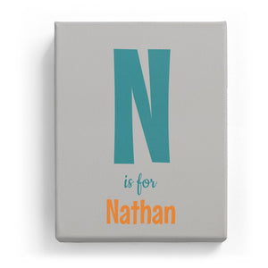 N is for Nathan - Cartoony