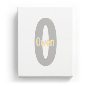 Owen Overlaid on O - Cartoony