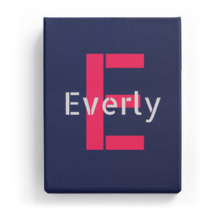 Everly Overlaid on E - Stylistic