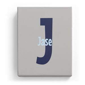 Jase Overlaid on J - Cartoony