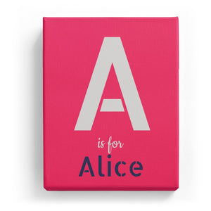 A is for Alice - Stylistic