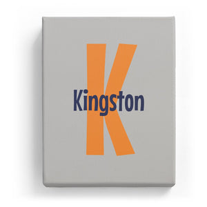 Kingston Overlaid on K - Cartoony