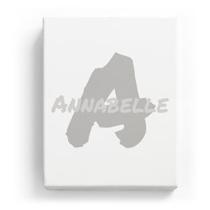 Annabelle Overlaid on A - Artistic