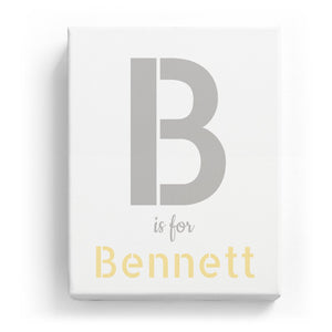 B is for Bennett - Stylistic