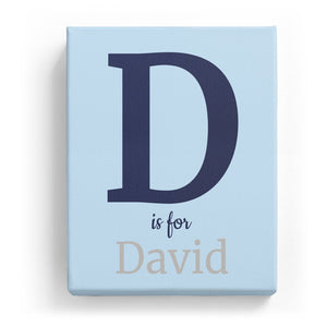 D is for David - Classic