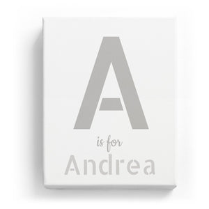 A is for Andrea - Stylistic