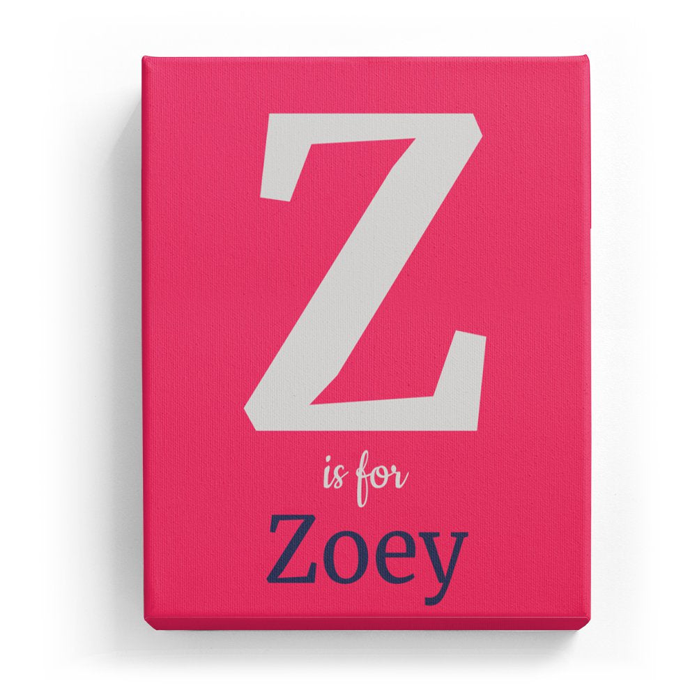 Z is for Zoey - Classic - abcBABYart Z is for Zoey - Classic - abcBABYart