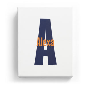 Alexa Overlaid on A - Cartoony