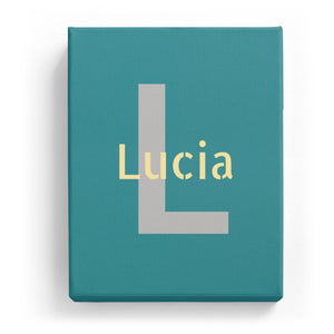 Lucia Overlaid on L - Stylistic