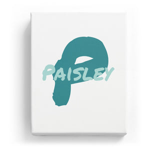 Paisley Overlaid on P - Artistic