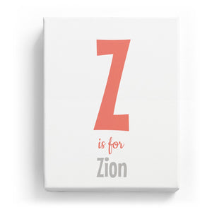 Z is for Zion - Cartoony