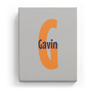 Gavin Overlaid on G - Cartoony