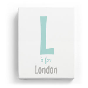 L is for London - Cartoony