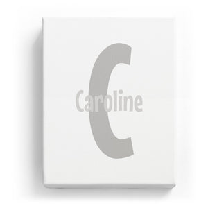 Caroline Overlaid on C - Cartoony