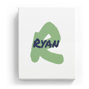 Ryan Overlaid on R - Artistic