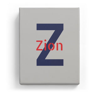 Zion Overlaid on Z - Stylistic