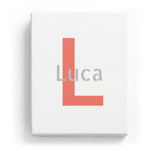 Luca Overlaid on L - Stylistic