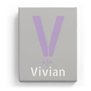 V is for Vivian - Stylistic