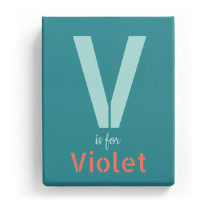 V is for Violet - Stylistic