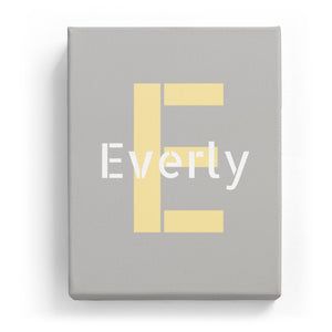 Everly Overlaid on E - Stylistic