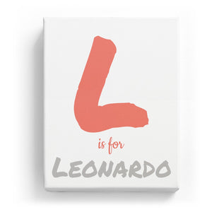 L is for Leonardo - Artistic