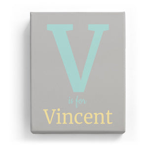V is for Vincent - Classic