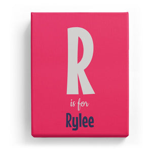 R is for Rylee - Cartoony