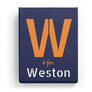 W is for Weston - Stylistic