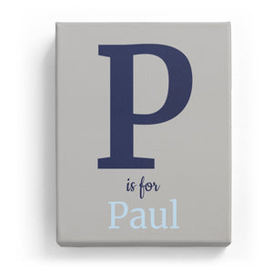 P is for Paul - Classic