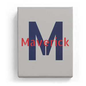 Maverick Overlaid on M - Stylistic