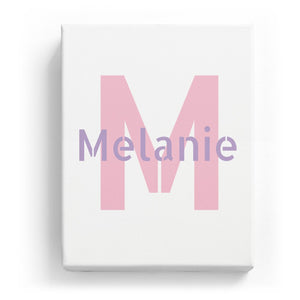 Melanie Overlaid on M - Stylistic