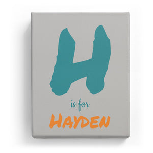 H is for Hayden - Artistic