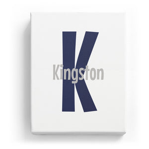 Kingston Overlaid on K - Cartoony