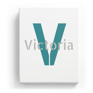 Victoria Overlaid on V - Stylistic