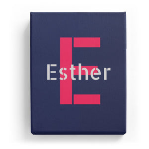 Esther Overlaid on E - Stylistic