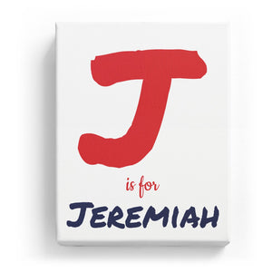 J is for Jeremiah - Artistic
