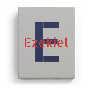 Ezekiel Overlaid on E - Stylistic