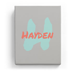 Hayden Overlaid on H - Artistic