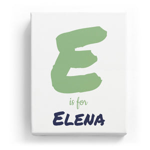 E is for Elena - Artistic