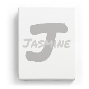 Jasmine Overlaid on J - Artistic