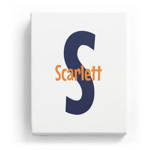 Scarlett Overlaid on S - Cartoony