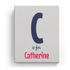 C is for Catherine - Cartoony