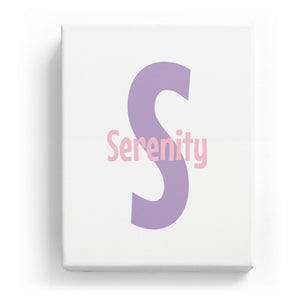 Serenity Overlaid on S - Cartoony