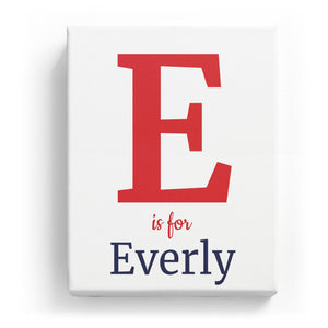 E is for Everly - Classic
